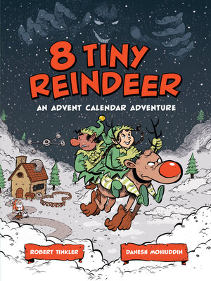 cover image of 8 Tiny Reindeer